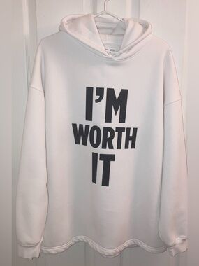 LIMITED edition L’Oréal x Brunette The Label women’s day I’m worth it hoodie